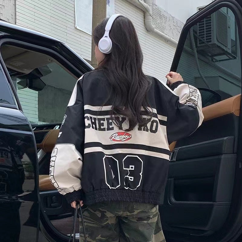 SpeedLuxe—Locomotive Baseball Jacket