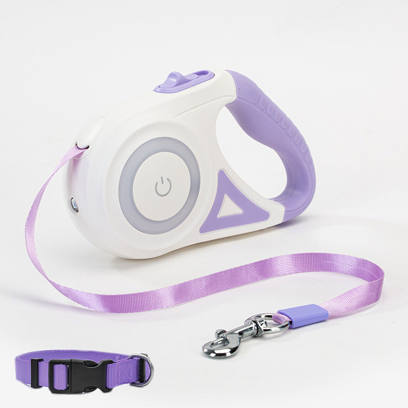 LumiPaw—LED Retractable Dog Leash