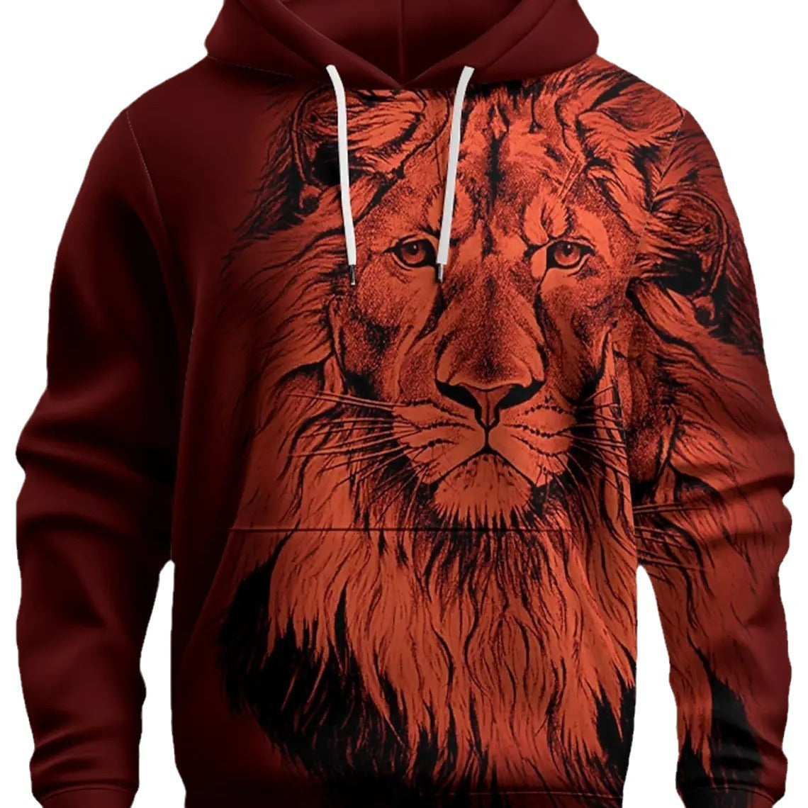 PrideWear—Lion Print 3D Hoodie