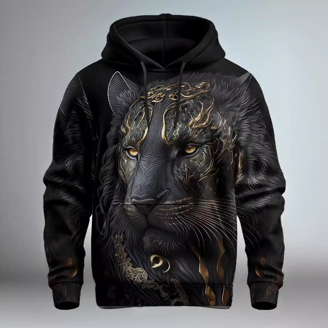 PrideWear—Lion Print 3D Hoodie