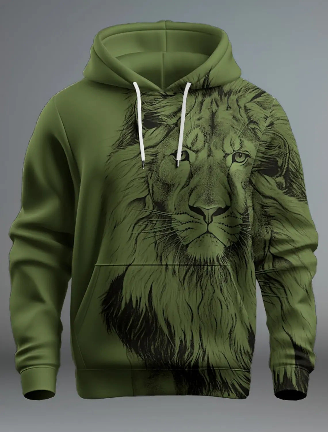PrideWear—Lion Print 3D Hoodie
