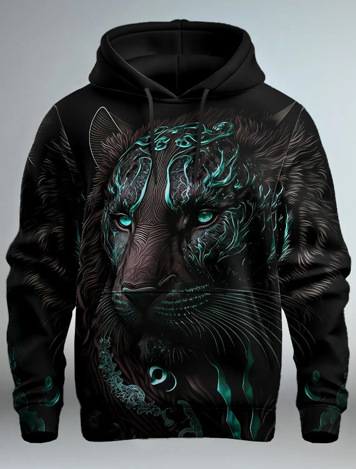 PrideWear—Lion Print 3D Hoodie
