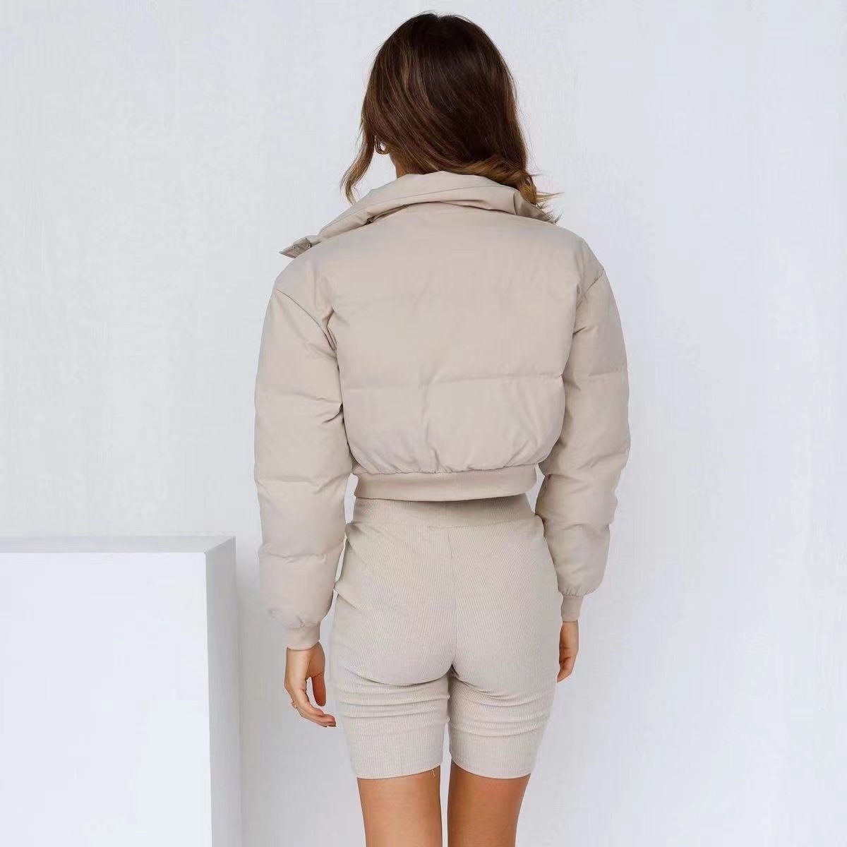 UrbanChill—Cropped Puffer Jacket
