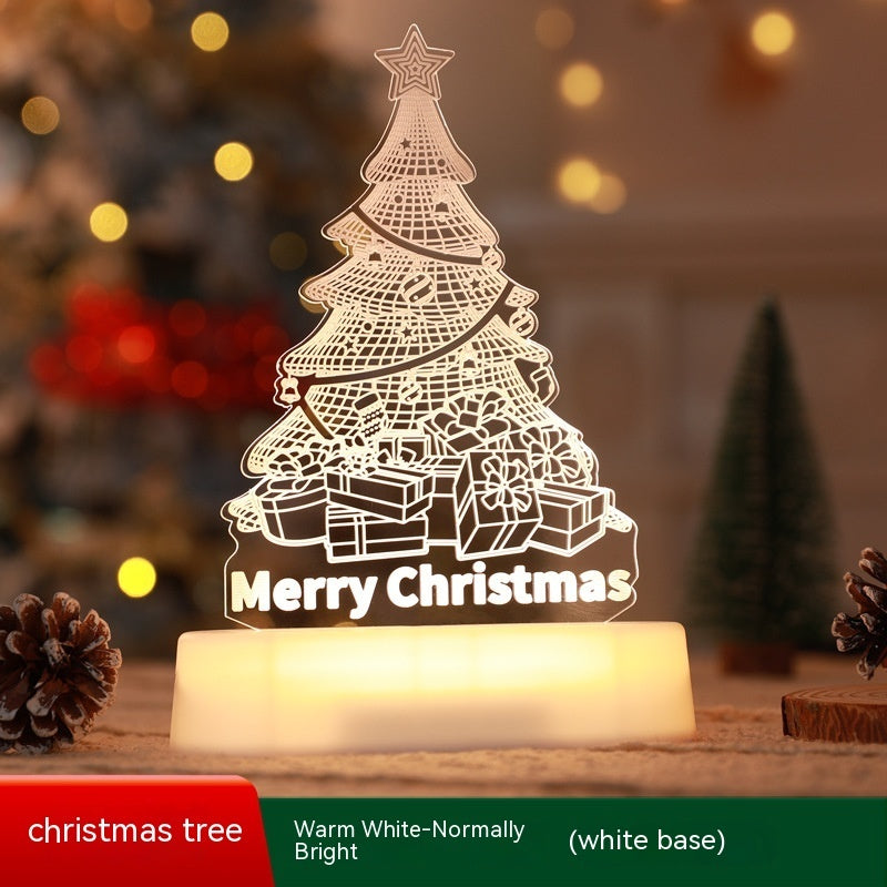 GlowJoy—3D Christmas Acrylic LED Lamp