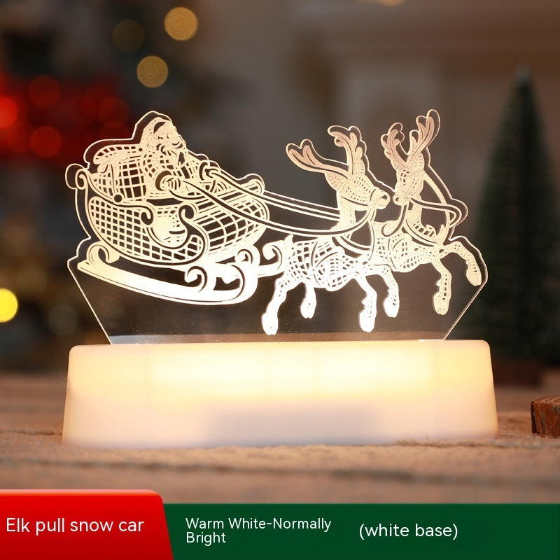GlowJoy—3D Christmas Acrylic LED Lamp