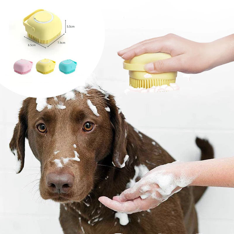 PawScrub—2-in-1 Silicone Pet Bath Brush