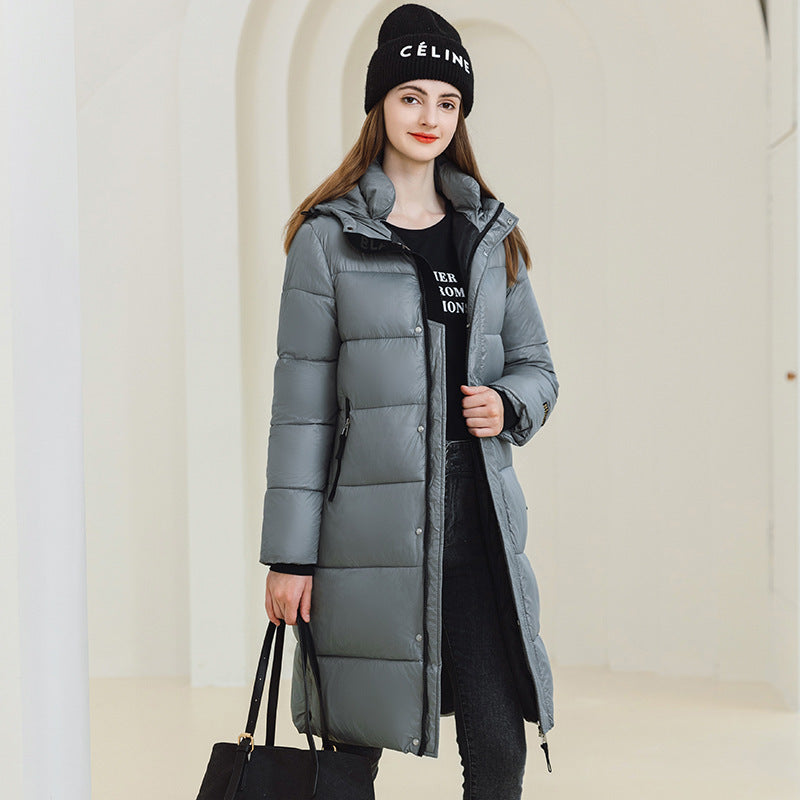 Velinor—Long Duck Down Puffer Coat