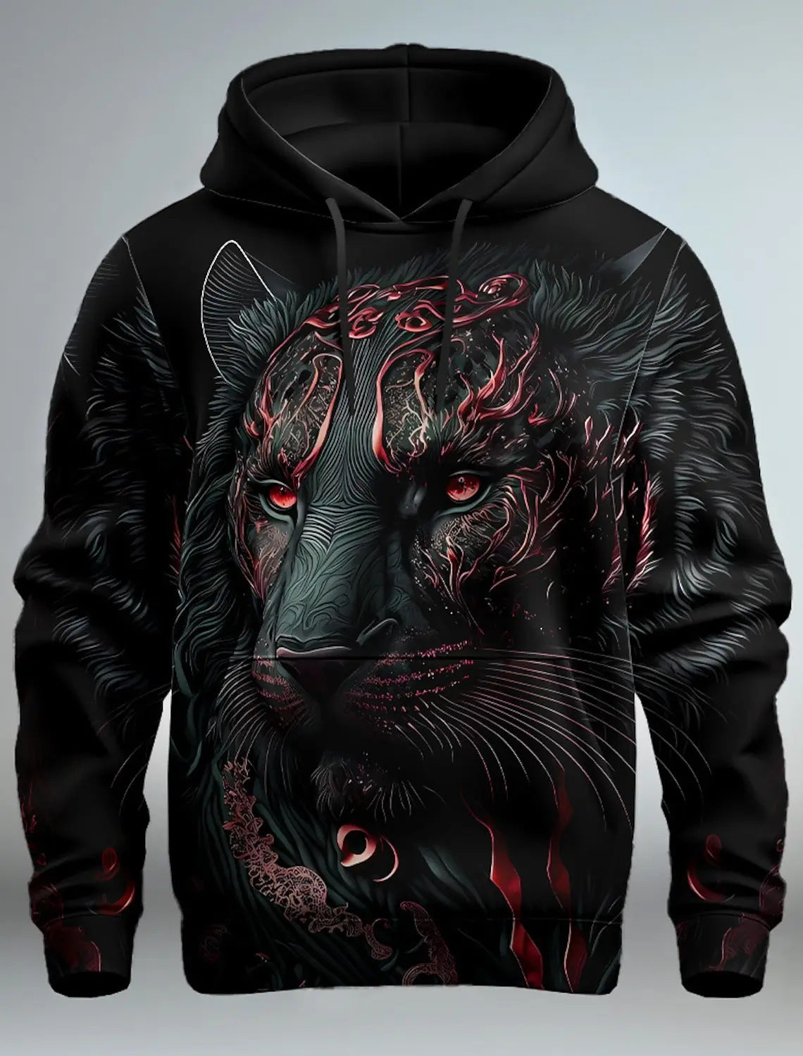 PrideWear—Lion Print 3D Hoodie
