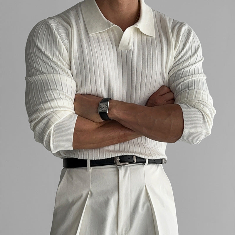 EliteFit—Classic Ribbed Knit Sweater