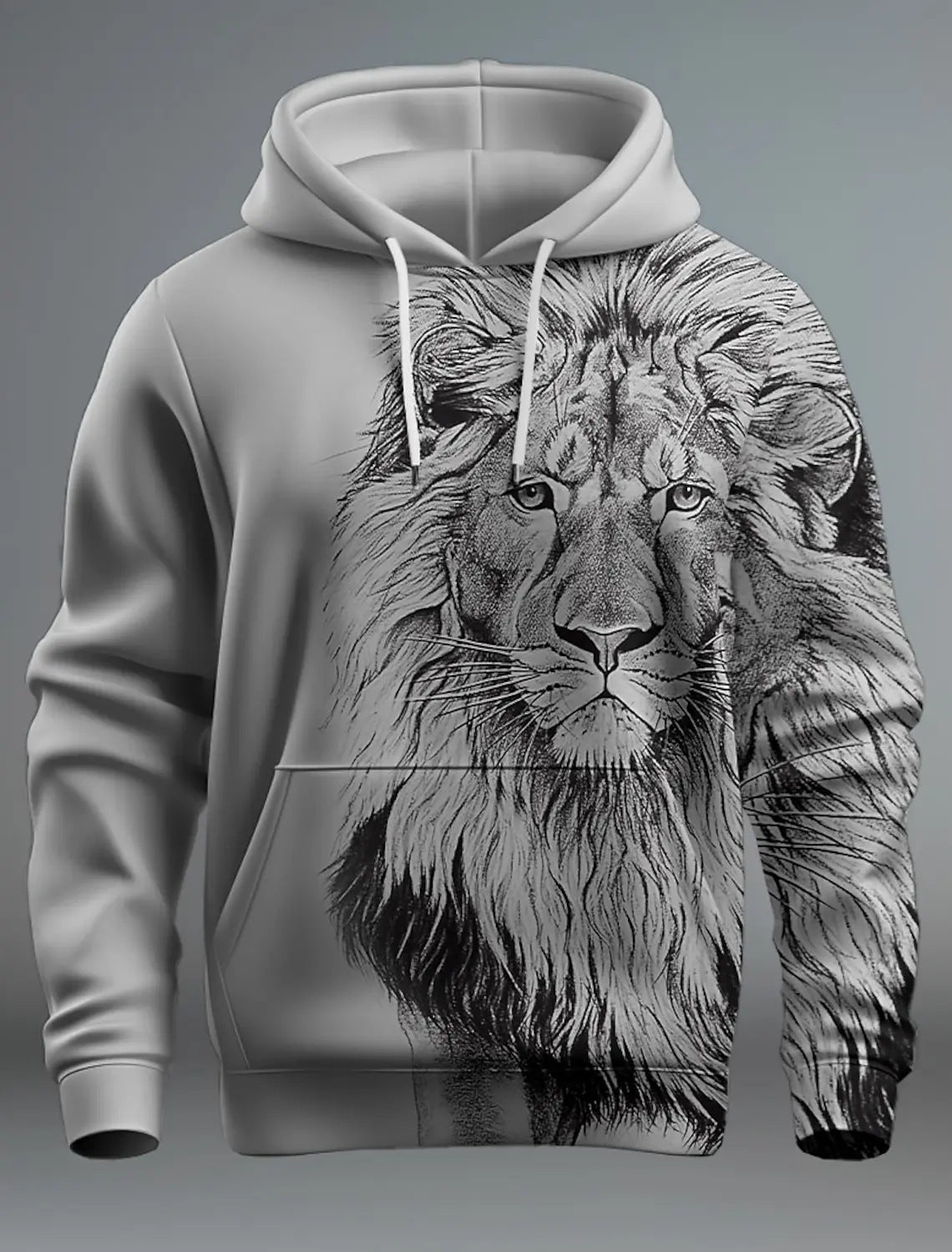 PrideWear—Lion Print 3D Hoodie