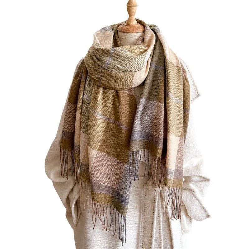 NordicWeave— Oversized Cozy Tassel Scarf