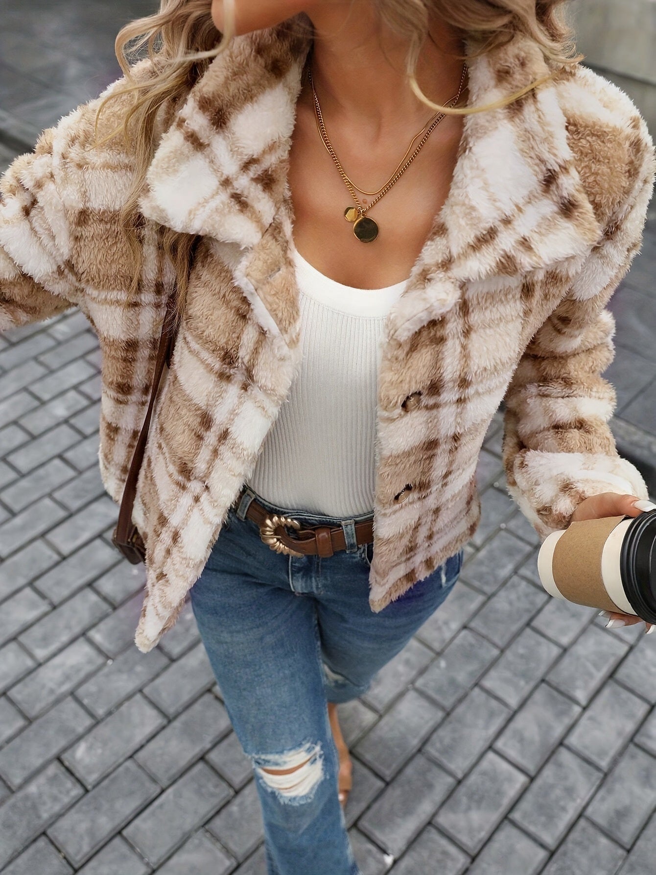 UrbanHaven-Cozy Button-Up Jacket