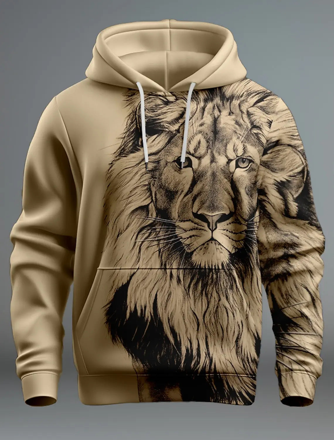 PrideWear—Lion Print 3D Hoodie