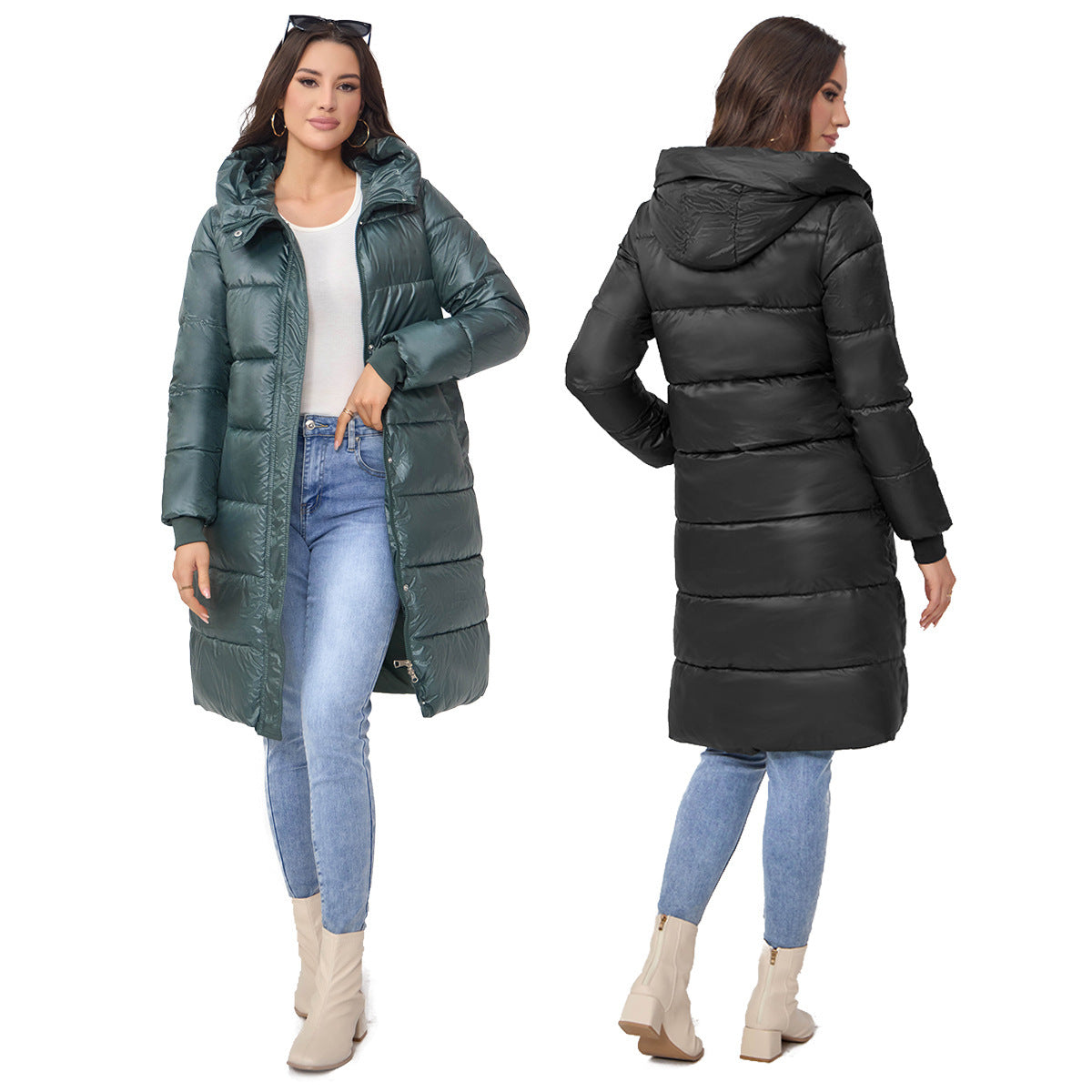 NordicAura - Luxe Long Puffer Coat