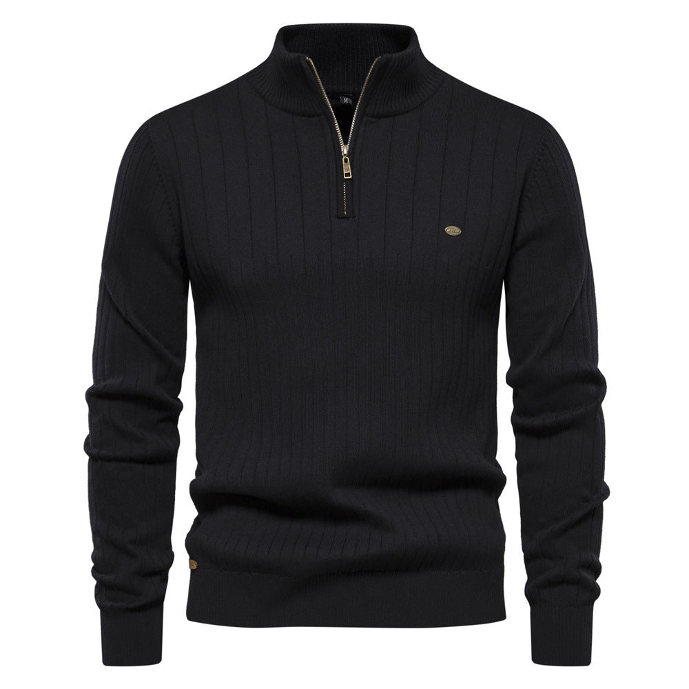NordicLine—Half-Zip Knit Sweater