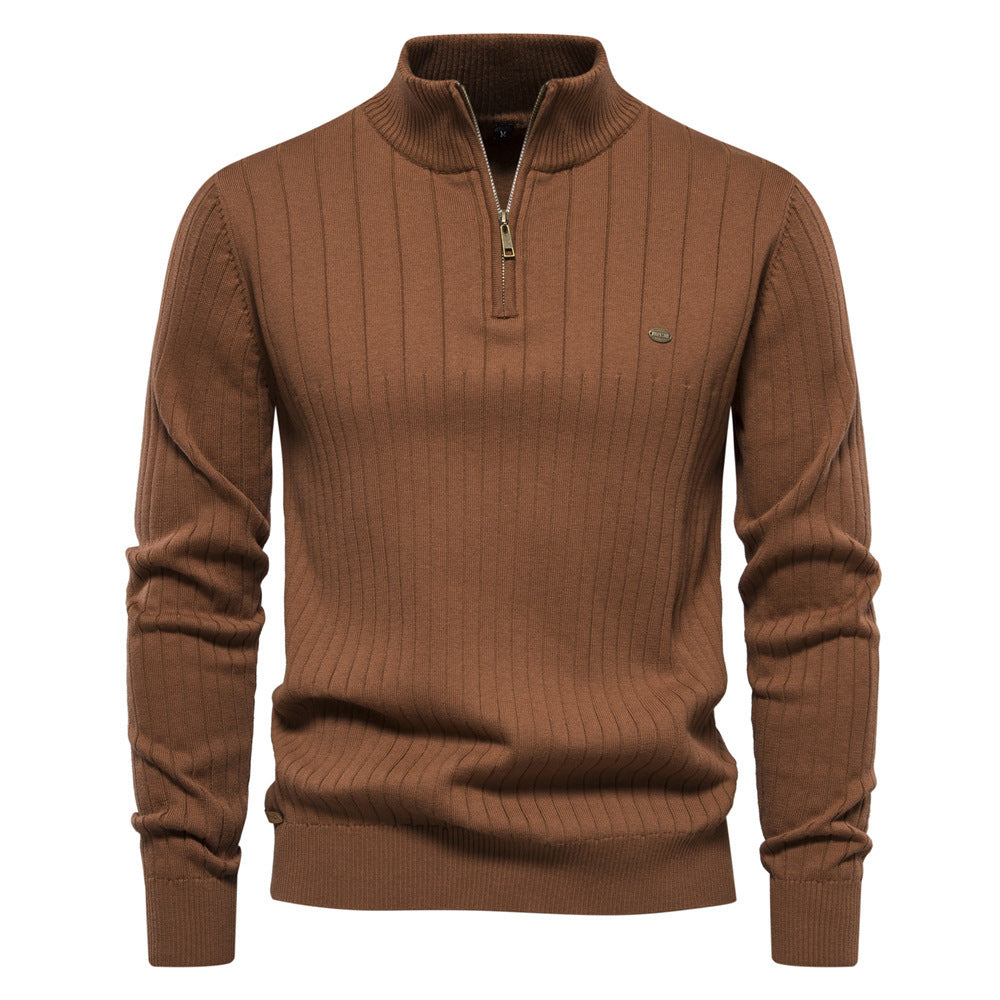 NordicLine—Half-Zip Knit Sweater
