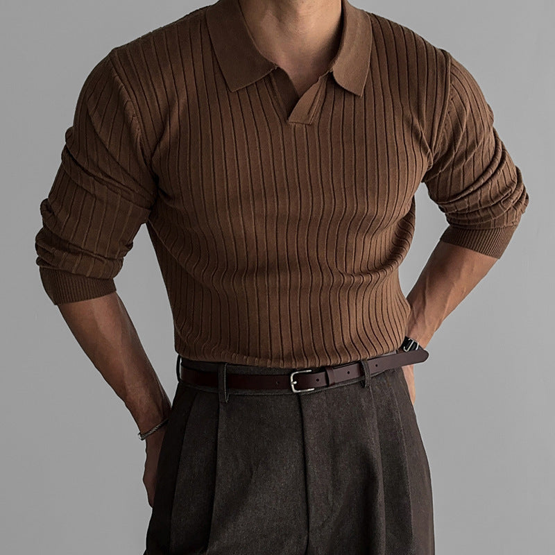 EliteFit—Classic Ribbed Knit Sweater