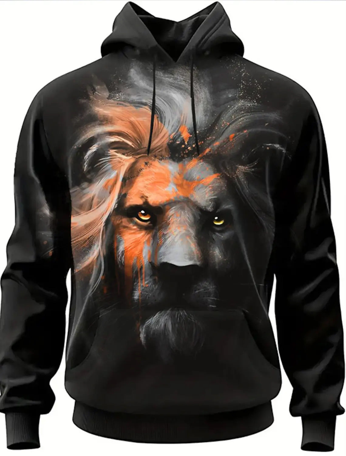 PrideWear—Lion Print 3D Hoodie