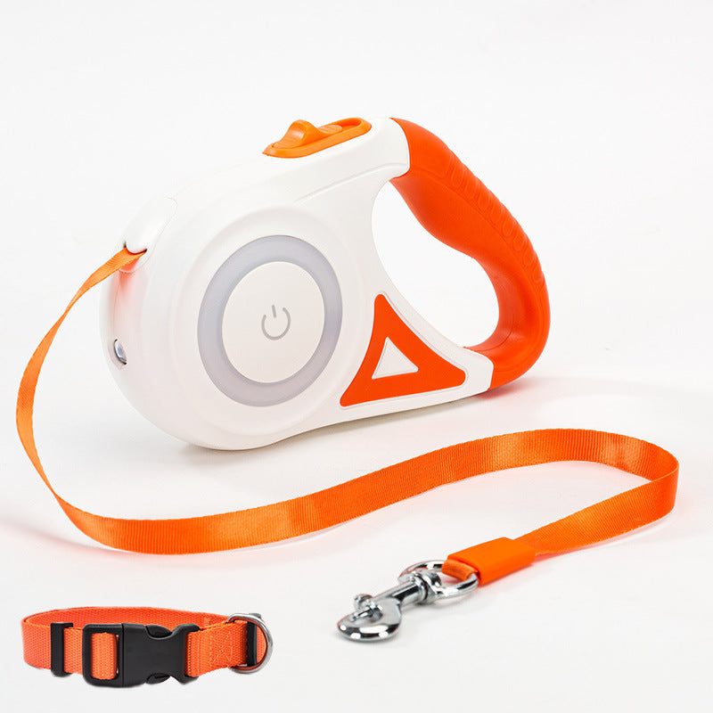 LumiPaw—LED Retractable Dog Leash