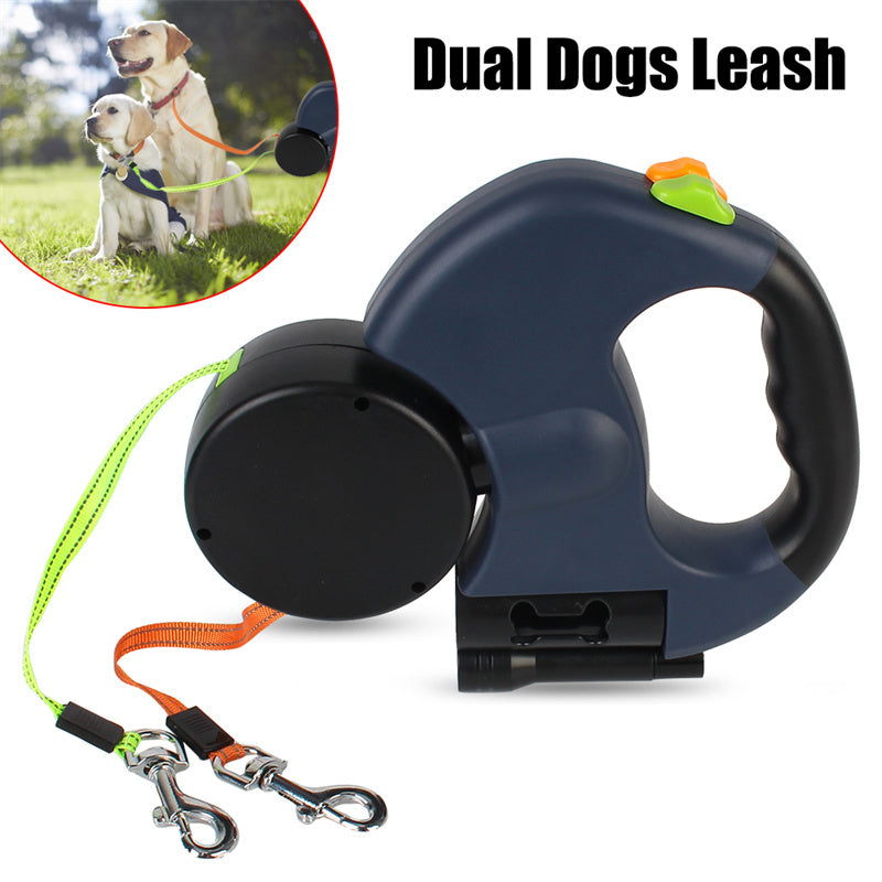 PawSync—Dual Retractable Dog Leash