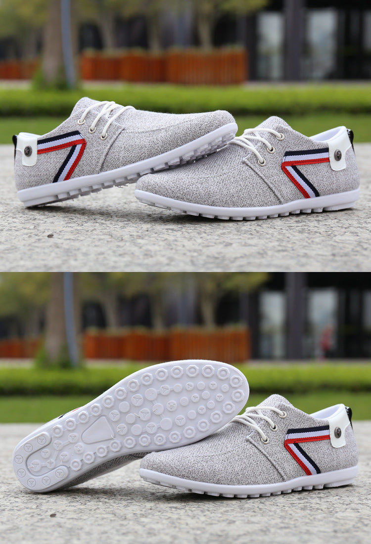 Men's StrideFlex Canvas Sneakers