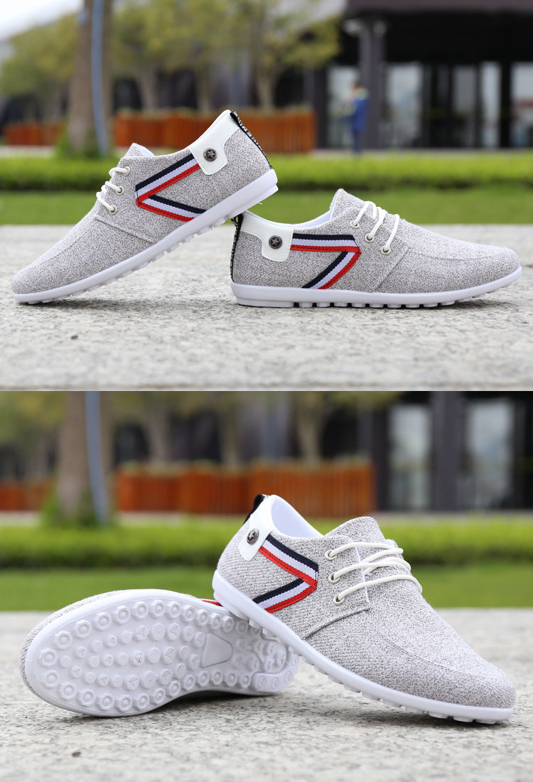 Men's StrideFlex Canvas Sneakers
