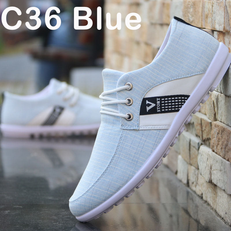 Men's StrideFlex Canvas Sneakers