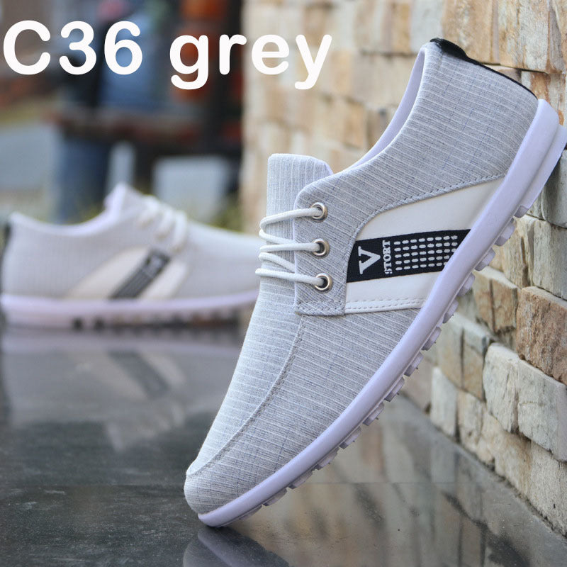 Men's StrideFlex Canvas Sneakers