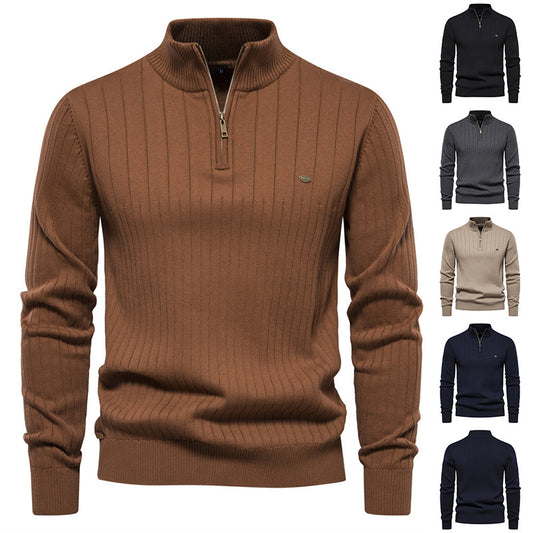 NordicLine—Half-Zip Knit Sweater