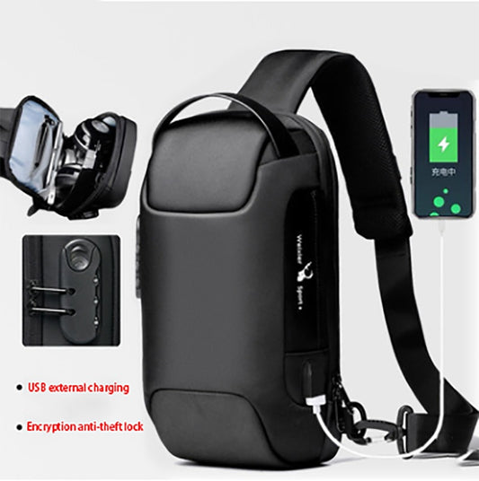 VaultPack—USB Charging Crossbody Bag