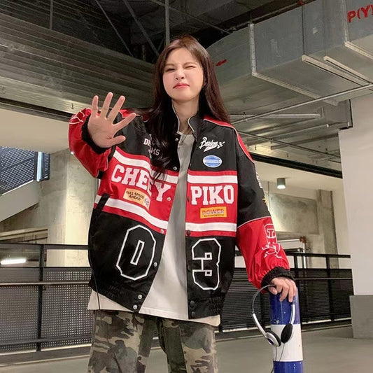 SpeedLuxe—Locomotive Baseball Jacket
