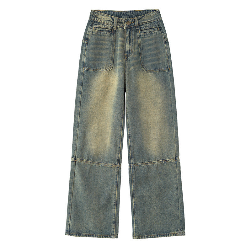 Novara—High-Waist Retro American Denim