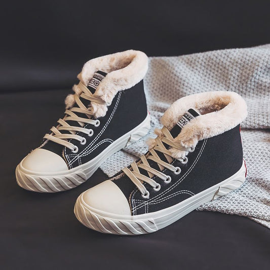 CozyStep—Warm High-Top Winter Sneakers