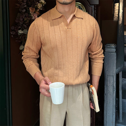 MetroWeave—Striped Knit Sweater