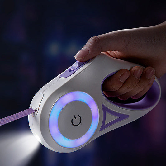 LumiPaw—LED Retractable Dog Leash