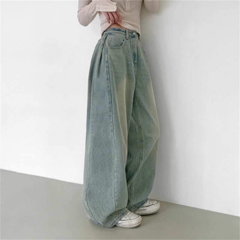 DenimEra—High Waist Loose Straight Jeans