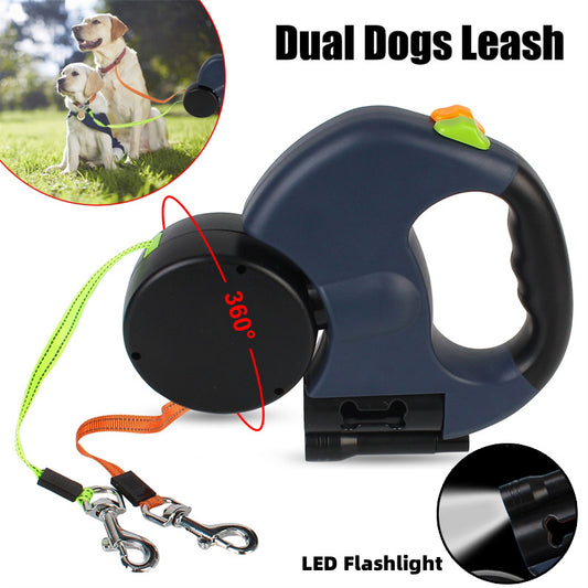 PawSync—Dual Retractable Dog Leash