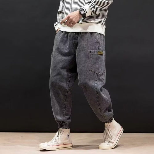 Roveno—Vintage Cargo Denim Jeans