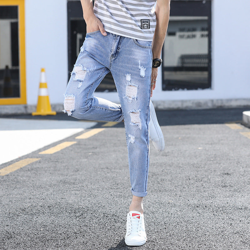 Orrin—Trendy Slim Fit Ankle-length Jeans