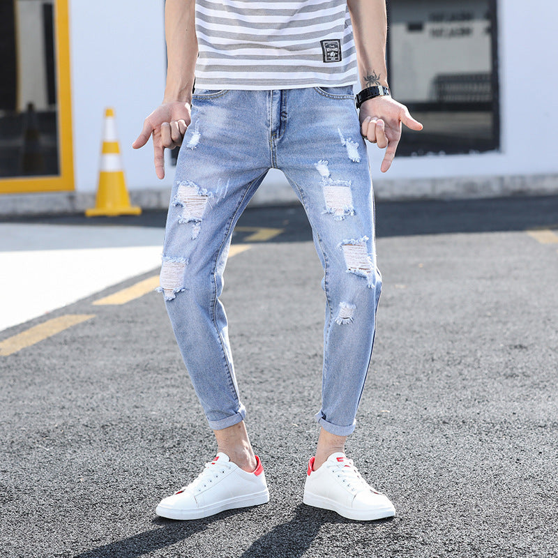 Orrin—Trendy Slim Fit Ankle-length Jeans