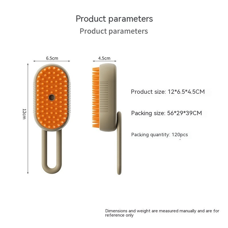 PurrMist—3-in-1 Steam Pet Electric Brush