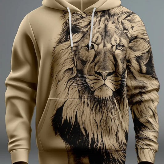 PrideWear—Lion Print 3D Hoodie
